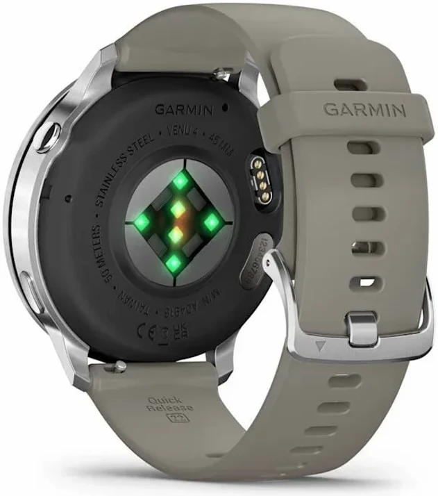 Garmin Venu 4 45 мм (серебристый/серый)