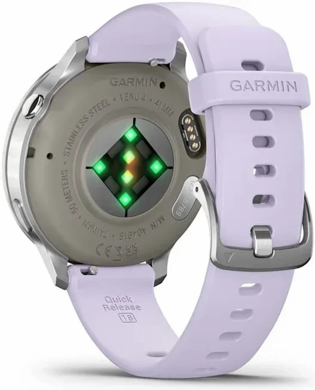 Garmin Venu 4 41 мм (серебристый/сиреневый)