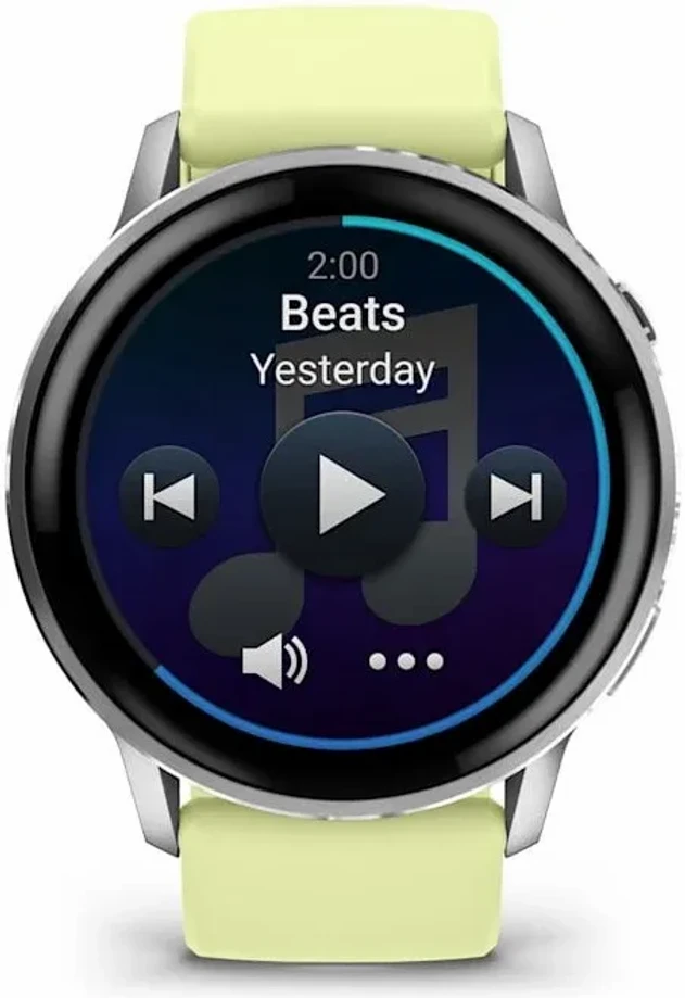 Garmin Venu 4 45 мм (серебристый/желтый)