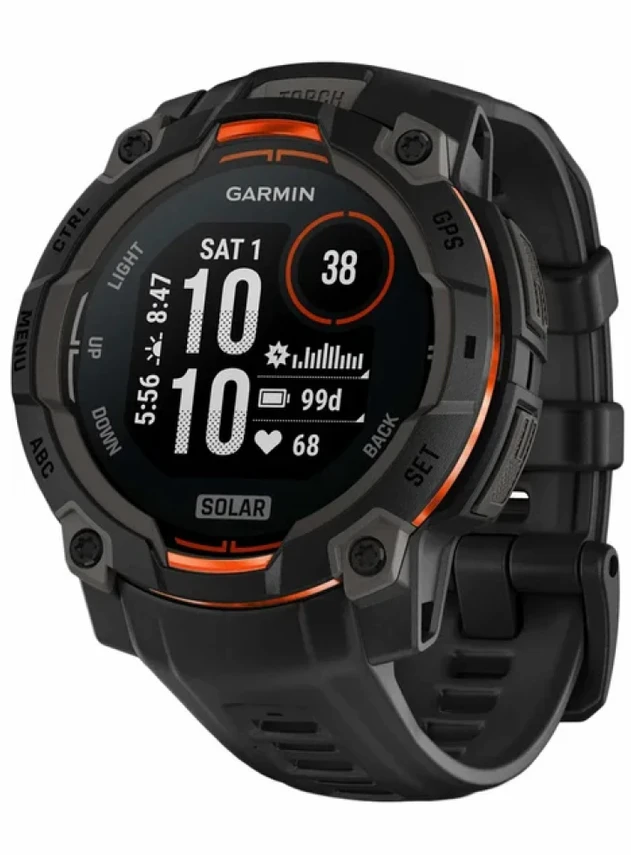 Garmin Instinct 3 Solar 45 мм Чёрный