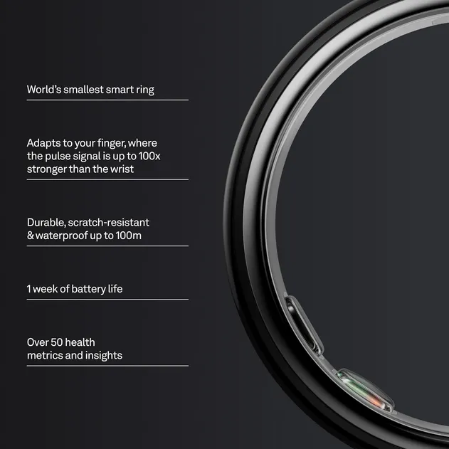 Oura Ring 5 Black (черный) Oura Ring 5 Black (черный)