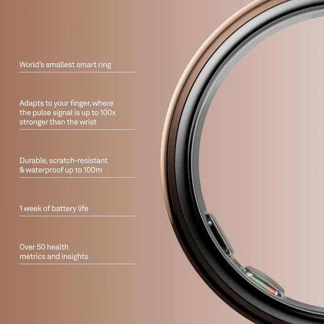 Oura Ring 5 Deep Rose (медно-розовый) Oura Ring 5 Deep Rose (медно-розовый)