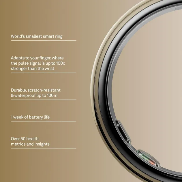 Oura Ring 5 Gold (золотой)