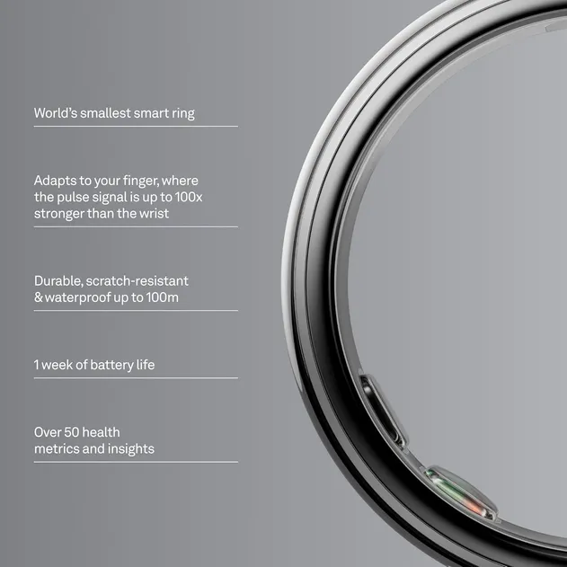 Oura Ring 5 Silver (серебристый) Oura Ring 5 Silver (серебристый)