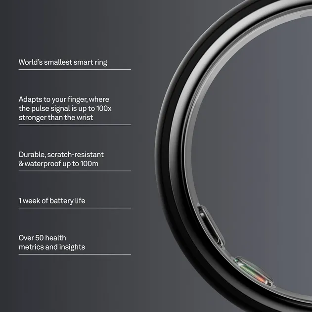 Oura Ring 5 Stealth (матовый черный) Oura Ring 5 Stealth (матовый черный)