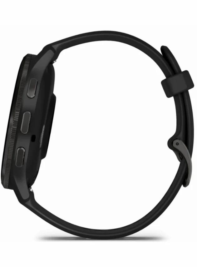 Garmin Venu 3 Чёрный, с силиконовым ремешком