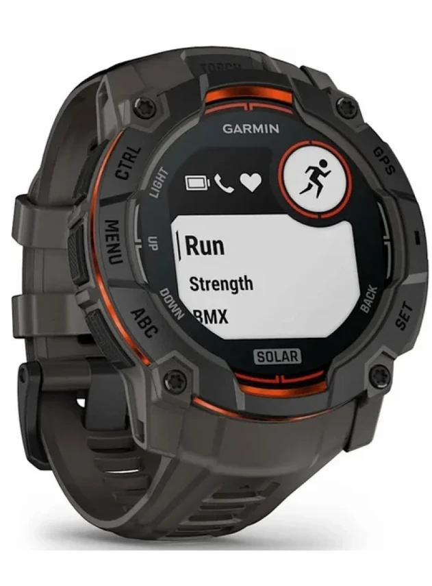 Garmin Instinct 3 Solar 50 мм Чёрный