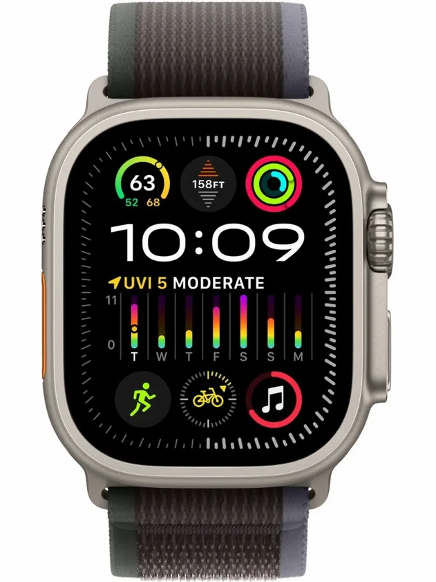 Watch Ultra 2, 49mm Trail Loop Сине-чёрный - S/M