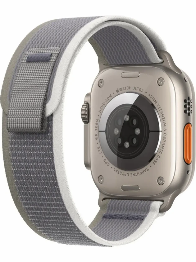 Watch Ultra 2, 49mm Trail Loop Серо-зелёный - M/L