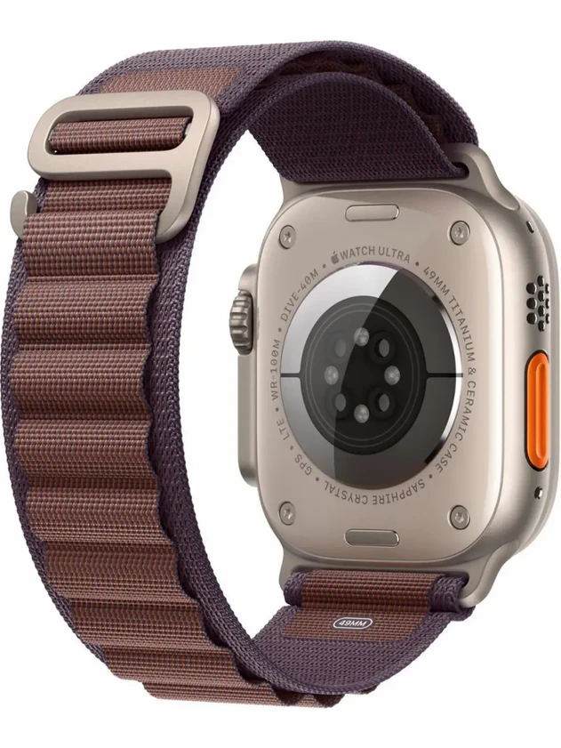 Watch Ultra 2, 49mm Alpine Loop Индиго - L