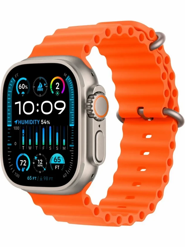 Watch Ultra 2, 49mm Ocean Band Оранжевый