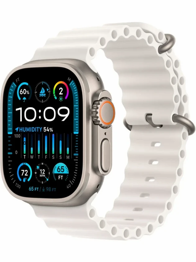 Watch Ultra 2, 49mm Ocean Band Белый