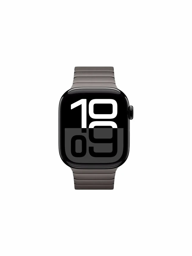 Apple Watch 10, 42 mm, Aluminum Jet Black Link Bracelet Slate
