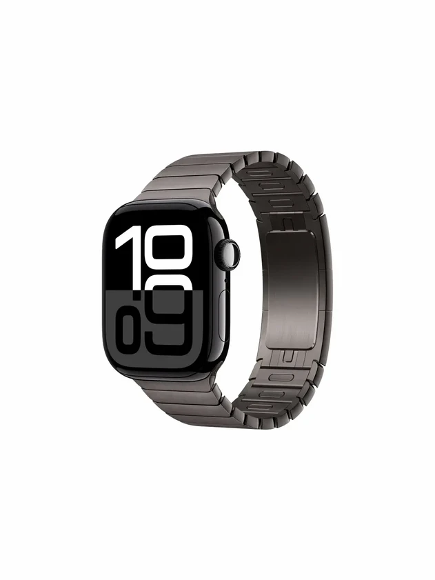 Apple Watch 10, 42 mm, Aluminum Jet Black Link Bracelet Slate