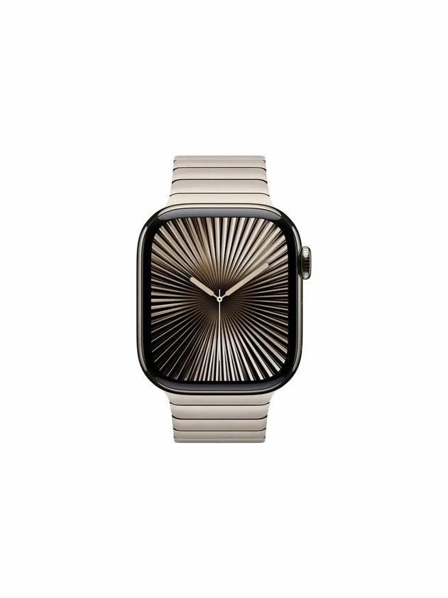 Apple Watch 10, 46 mm, Titanium Natural Link Bracelet Natural