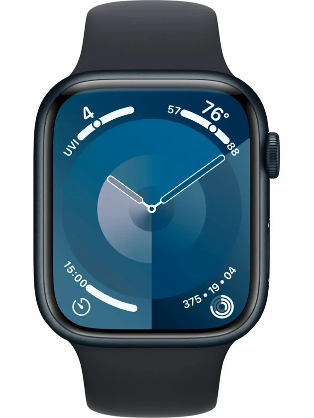 Watch 9 GPS, 41mm Midnight Aluminium, Midnight Sport Band - M/L