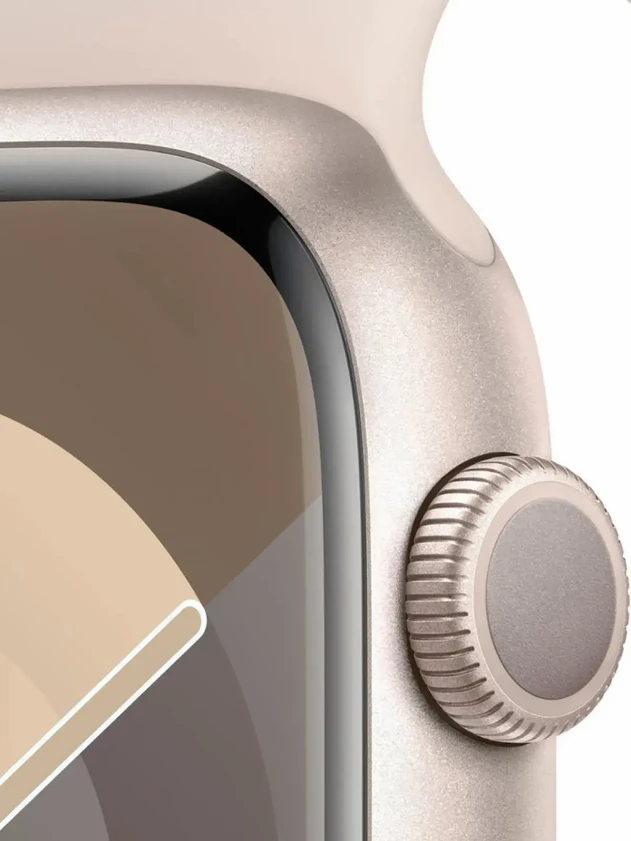 Watch 9 GPS, 45mm Starlight Aluminum, Starlight Sport Band, M/L