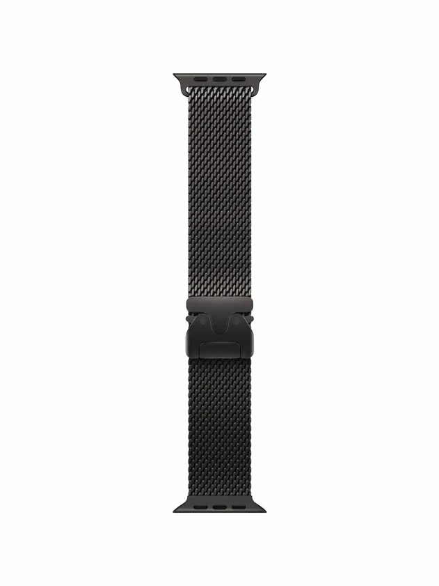 Watch Ultra 2, 49 mm, Black, Titanium Milanese Loop, Black - L