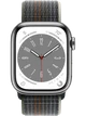 Apple Watch 8 45 мм Сталь, Нейлон, Серебристый, Тёмно-серый