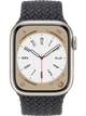 Apple Watch 8 45 мм Алюминий, Силикон/Ткань, Сияющая звезда, Тёмно-серый