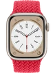Apple Watch 8 41 мм Алюминий, Силикон/Ткань, Сияющая звезда, Красный