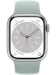 Apple Watch 8 45 мм Алюминий, Силикон, Серебристый, Суккулент