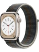Apple Watch 8 41 мм Алюминий, Нейлон, Сияющая звезда, Тёмно-серый