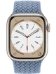 Apple Watch 8 45 мм Алюминий, Силикон/Ткань, Сияющая звезда, Сланцево-синий