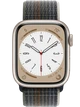 Apple Watch 8 45 мм Алюминий, Нейлон, Сияющая звезда, Тёмно-серый