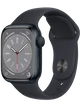 Apple Watch 8 41 мм Алюминий, Силикон, Тёмная ночь, Тёмная ночь
