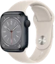 Apple Watch 8 41 мм Алюминий, Силикон, Тёмная ночь, Сияющая звезда