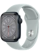 Apple Watch 8 45 мм Алюминий, Силикон, Тёмная ночь, Суккулент