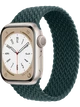 Apple Watch 8 41 мм Алюминий, Силикон/Ткань, Сияющая звезда, Тропический лес