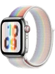 Apple Watch 8 45 мм Сталь, Нейлон, Серебристый, Радужный