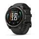 Garmin Fenix 9 - 47mm, Carbon Gray DLC Titanium with Black Silicone Band