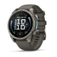 Garmin Fenix 9 - 47mm, Titanium with Pebble Gray Silicone Band