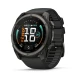 Garmin Fenix 9 - 51mm, Carbon Gray DLC Titanium with Black Silicone Band