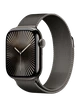 Apple Watch 10, 46 mm, Black Titanium Stainless steel, Black Milanese Loop