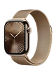 Apple Watch 10, 42 mm, Gold Titanium Stainless steel, Gold Milanese Loop