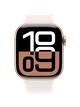 Apple Watch 10, 46 mm, Rose Gold Aluminium, Light pink Sport Band, M/L