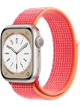 Apple Watch 8 41 мм Алюминий, Нейлон, Сияющая звезда, Красный