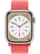 Apple Watch 8 45 мм Алюминий, Нейлон, Сияющая звезда, Красный
