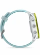 Garmin Forerunner 570 - 47mm Amp Yellow Aluminum with Translucent Whitestone/Turquoise Band