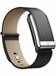 Кожаный люксовый ремешок для Whoop MG LeatherLuxe Straight Band Black/Cream with Titanium (S)
