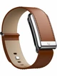 Кожаный люксовый ремешок для Whoop 5.0 LeatherLuxe Straight Band Chestnut/Cream with Titanium (S)