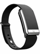 Кожаный люксовый ремешок для Whoop 5.0 LeatherLuxe Tapered Band Black with Titanium (L)
