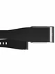 Кожаный люксовый ремешок для Whoop 5.0 LeatherLuxe Tapered Band Black with Titanium (L)