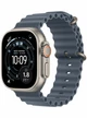 Apple Watch Ultra 3 49 мм Natural Titanium Anchor Blue Ocean Band