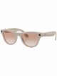 Умные очки Ray-Ban Meta Skyler (Серый глянцевый/Розовый)