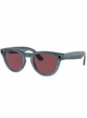 Умные очки Ray-Ban Meta HeadLiner (Синий прозрачный/Красный)